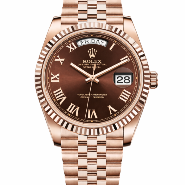 Day Date Rose Gold (Chocolate Dial)