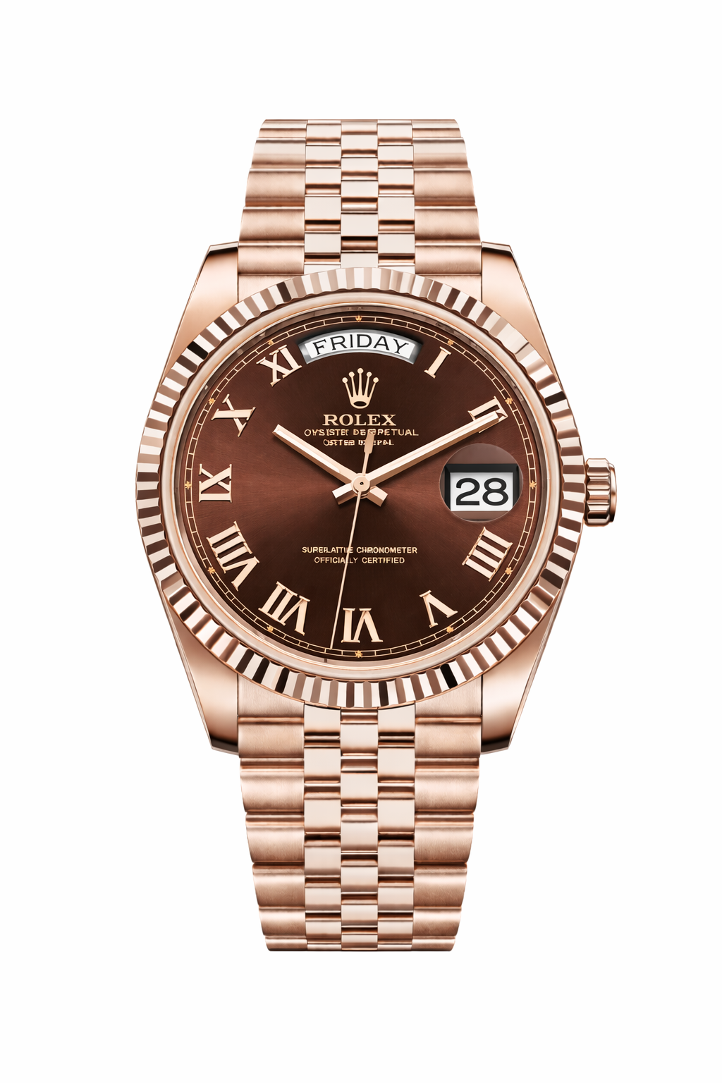 Day Date Rose Gold (Chocolate Dial)