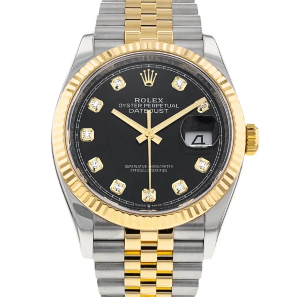 Datejust Two-Tone (Black Diamond)